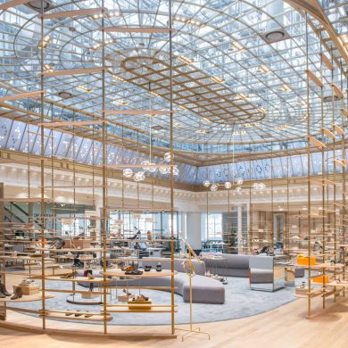 le bon marche beauty store in paris