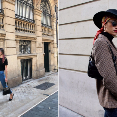 how to wear a scarf like a french woman