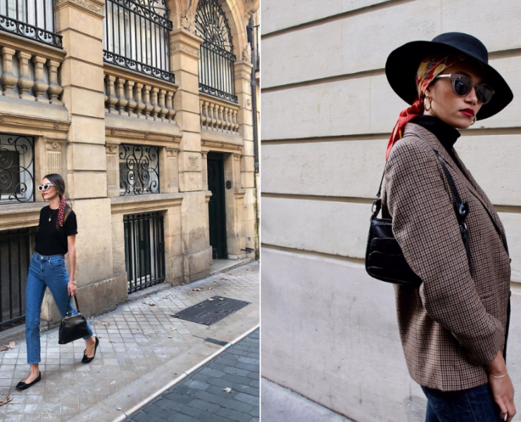 how to wear a scarf like a french woman