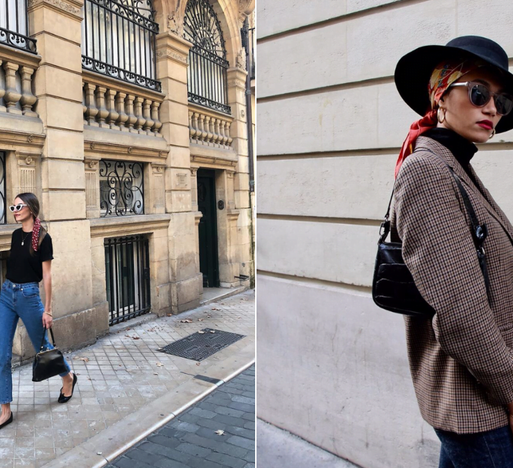 how to wear a scarf like a french woman