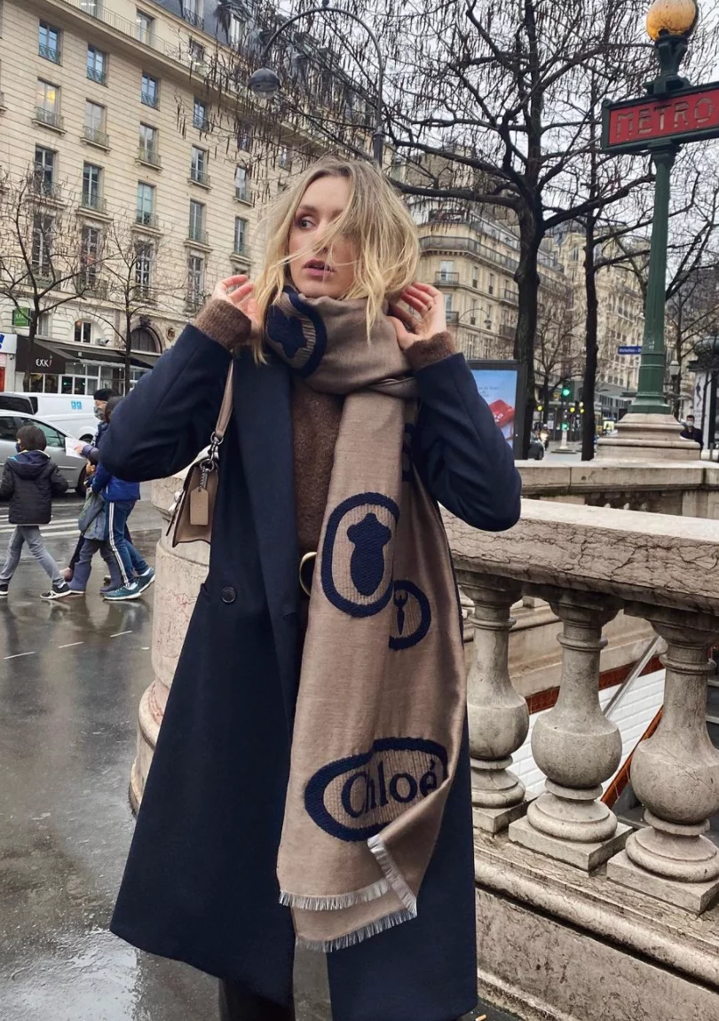 How Chic Parisians Wear Scarves