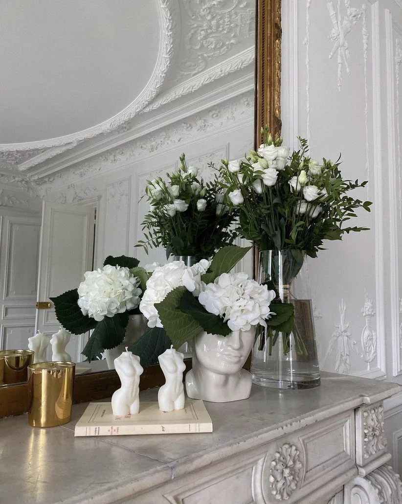parisian style home bouquets flowers