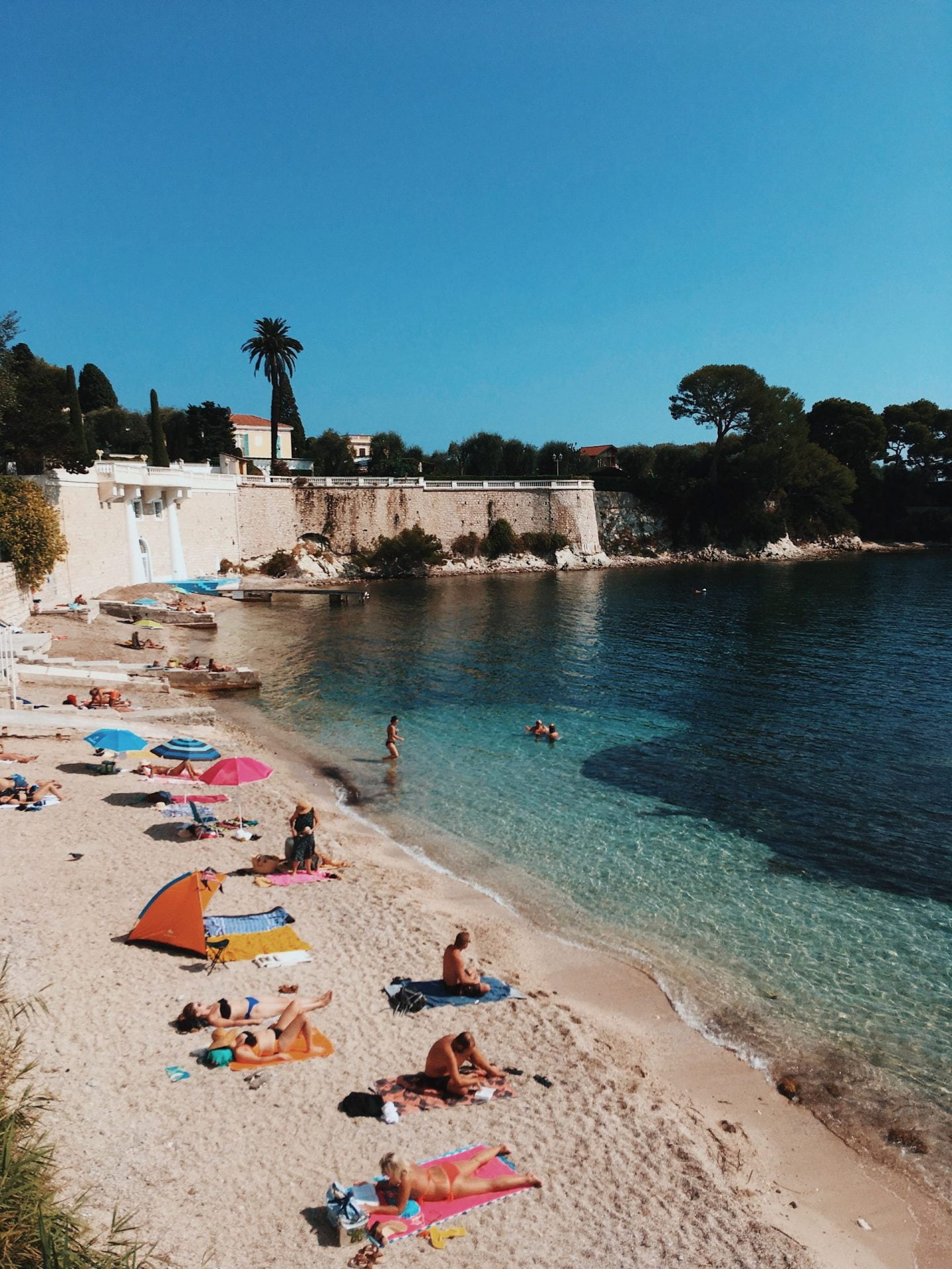 french riviera beaches plage des fosses
