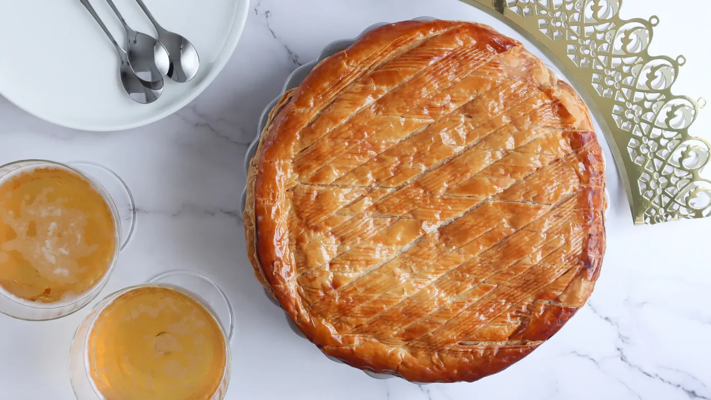 a traditional french galette des rois