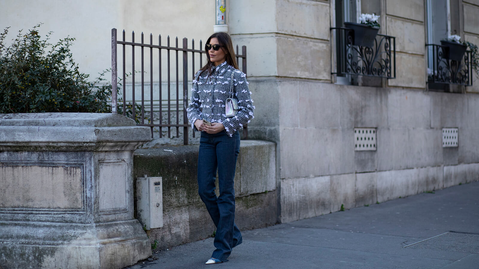 Denim has become the perfect weather transition accent for