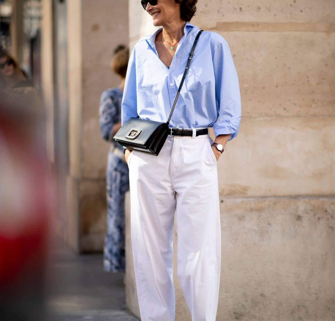 How French Women Wear White Jeans and The Best Pairs to Buy