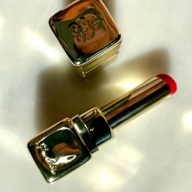 french red lipstick