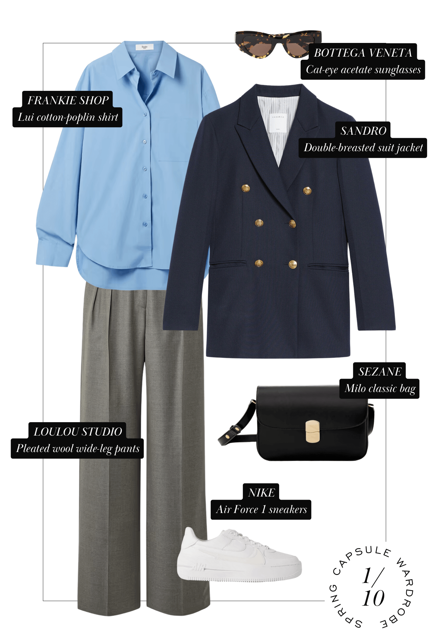 french spring capsule wardrobe outfit 1