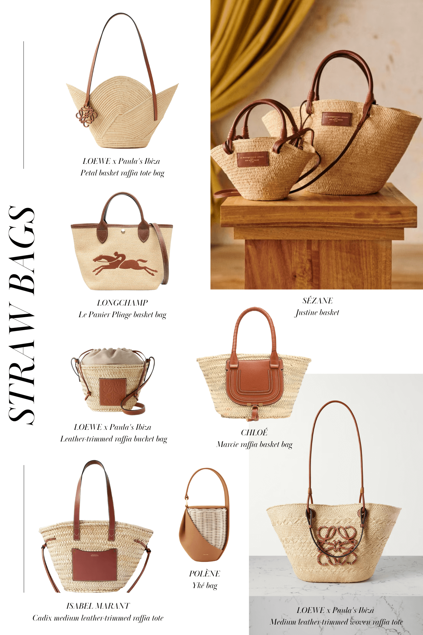 French Girl Straw Bags To Carry This Spring
