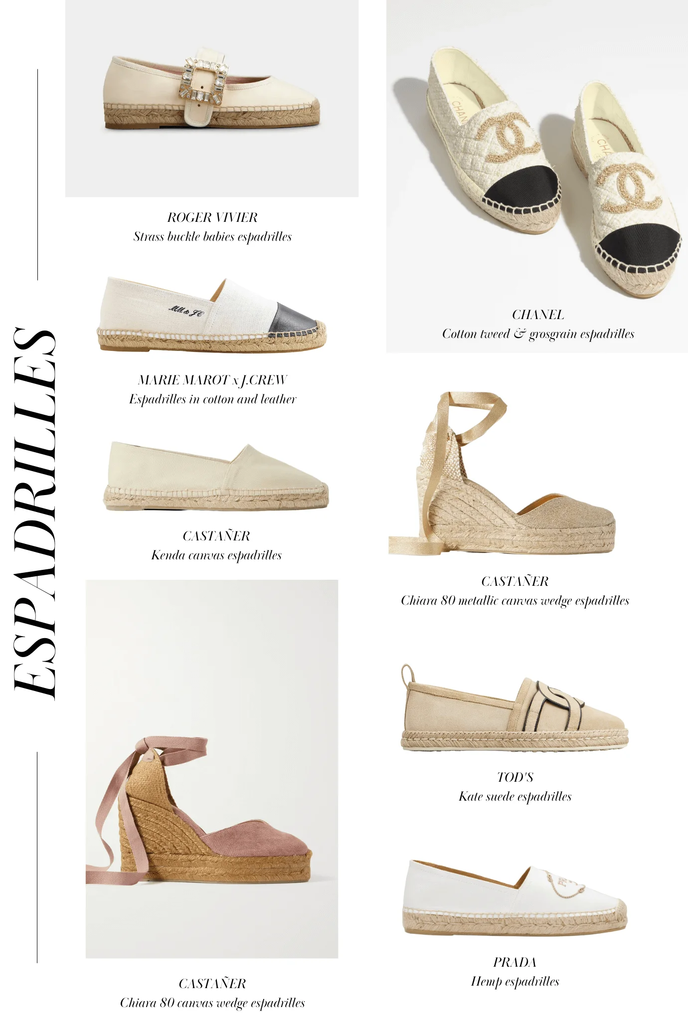 The evolution of espadrilles to become summer staples