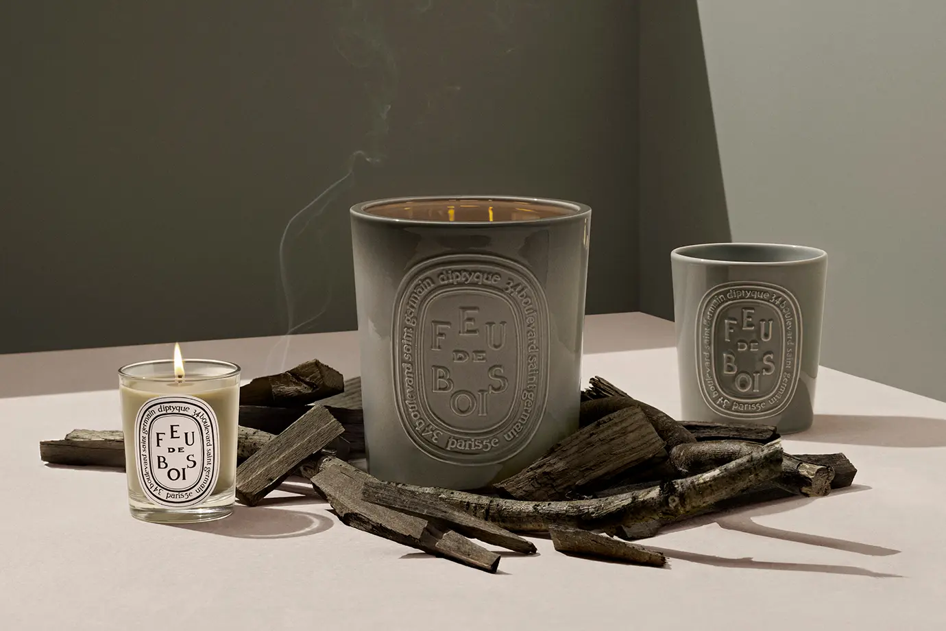 best French scented candles for the Holiday season Diptyque feu de bois