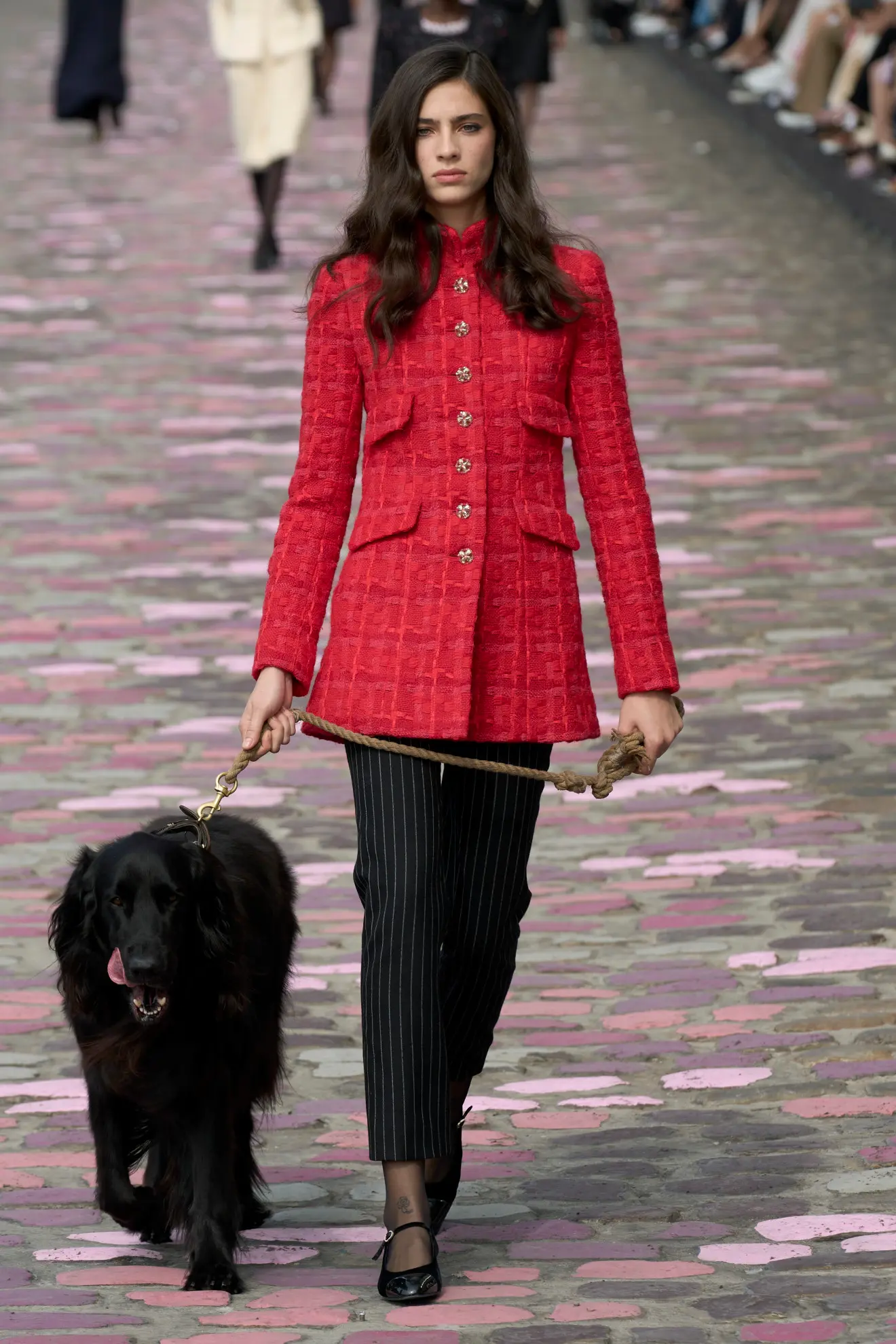 tweed jacket chanel haute couture fall winter 2023