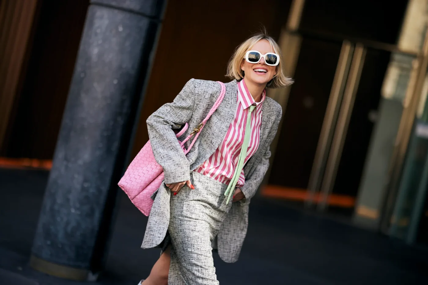 bob hairstyles from Paris Fashion Week FW24 street style